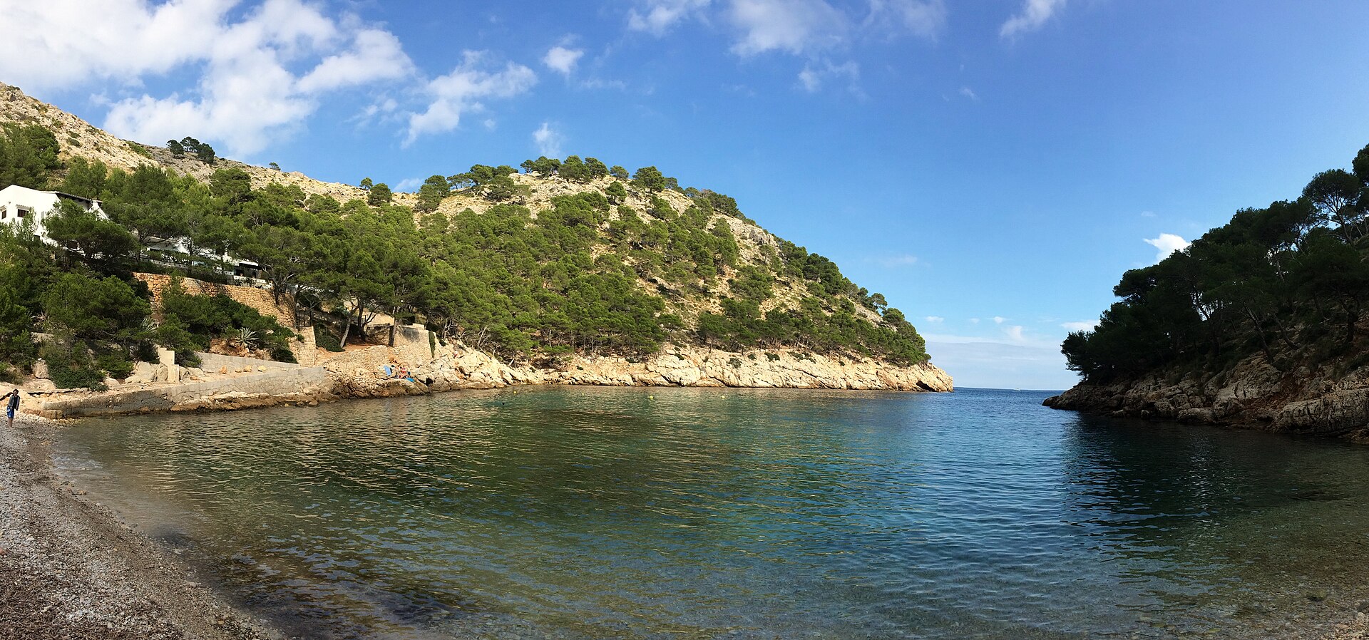 Paisaje natural alrededor de Cala Murta en Formentor
