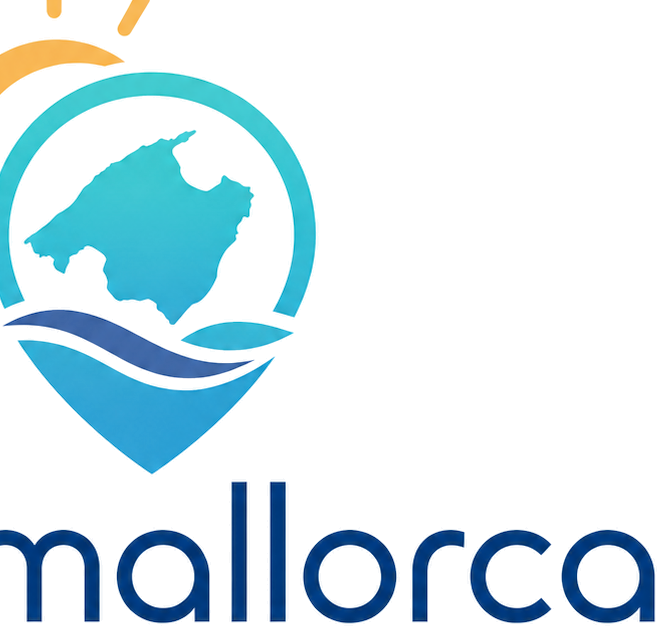 Marca de LiveMallorca con la silueta de Mallorca